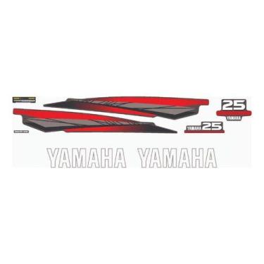 Imagem de Kit Adesivos Yamaha Hp 25 Para Motor De Popa - SPTS
