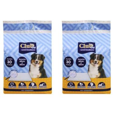 Imagem de kit com 2 tapete higiênico Club pet, 1kg