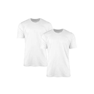Imagem de Kit com 2 Camisetas Básicas Masculinas 100% Algodão - Abafarto, G, Bra