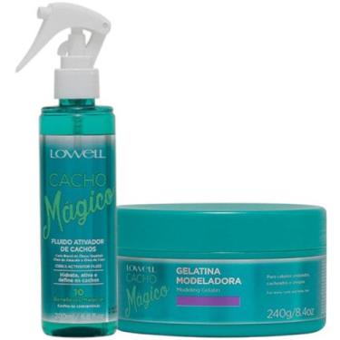 Imagem de Kit Cacho Mágico 1 Gelatina 240g 1 Fluido Ativador 200ml Lowell