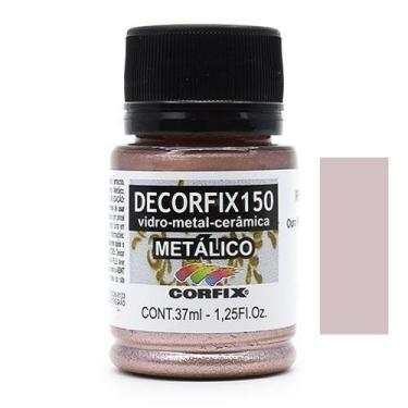 Imagem de Tinta Decorfix 150 Metálico 37ml - Metal, Vidro e Cerâmica, 408 OURO R