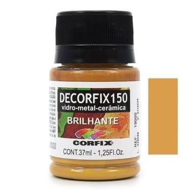 Imagem de Tinta Decorfix 150 Brilhante 37ml - Metal, Vidro e Cerâmica, 353 AMARE