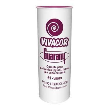Imagem de Corante para Tingir Vivacor Guarany 40g - Corantes guarany, 61 - VINHO
