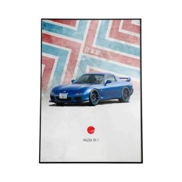 Imagem de Nissan Skyline GT-R R34 JDM Supercar Pôster De Parede Para Impressão M