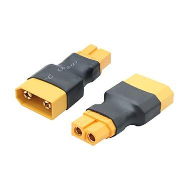 Imagem de Maixbomr Conversor de conector XT60 fêmea para XT90 macho, adaptador para carregador de bateria RC Lipo ou conversão de plugues XT60/XT90 (2 peças)