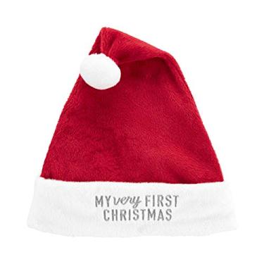 Imagem de Carter's Baby My Very First Christmas Chapéu de Papai Noel, Vermelho, 3-9 meses