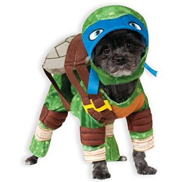 Imagem de Rubie's Fantasia para animais de estimação Leonardo Tartarugas ninjas Mutantes, GG