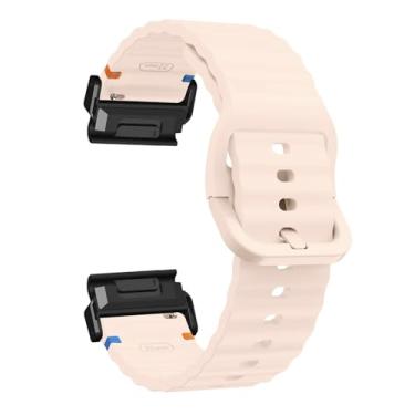 Imagem de Pulseira Esportivas Compatível com Garmin Fenix 5X GPS/Fenix 5X Puls, Silicone Macio com Fivela Ajustável Band de Substituição para Garmin Fenix 5X/Fenix 5X Puls Pulseiras para Homens e Mulheres (4)
