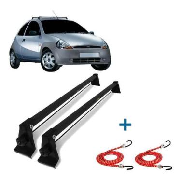 Imagem de Rack De Teto Bagageiro + 2 Elasticos Ford Ka Ano 97 A 2007 - Vhip