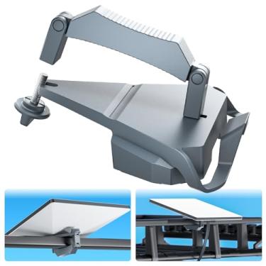 Imagem de YaCeSyn Starlink Mini Mount, kit de montagem de rack de teto antirferrugem para minipratos Starlink, serve para trailers padrão Star Link, postes, caravanas, mobilidade de van, campistas (0,39 pol