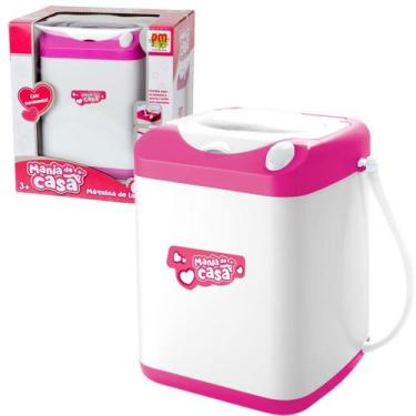 Imagem de Máquina de Lavar Brinquedo Infantil Menina Mania De Casa - DM TOYS