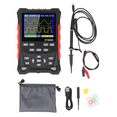 Imagem de Kit de Osciloscópio Portátil, Osciloscópio Digital de 2 Canais, Gerador de Forma de Onda, Multímetro de Largura de Banda de 120MHz