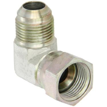 Imagem de Eaton Aeroquip 2071-12-12S 90 Degree Swivel Nut Elbow, JIC 37 Degree End Types, Carbon Steel, 3/4 JIC(f) x 3/4 JIC(m) End Size, 3/4" Tube OD