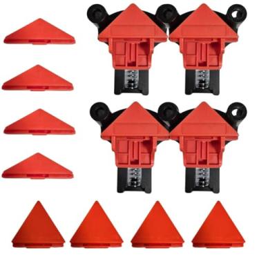 Imagem de JOGO COM 4 GRAMPOS SARGENTO CANTO ANGULARES 60 90 120 GRAUS