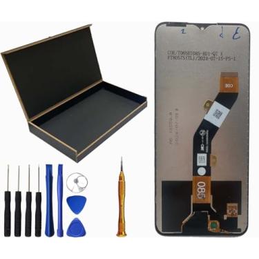 Imagem de SECRETIGER Tela LCD (pantalla) Substituição de montagem digitalizador sensível ao toque para BLU View 5 B160V 16.7 cm