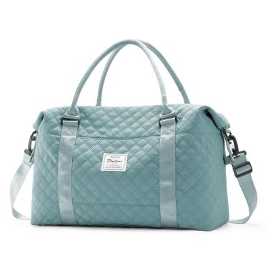 Imagem de Mochila de viagem HYC00 para mulheres azul claro 30L