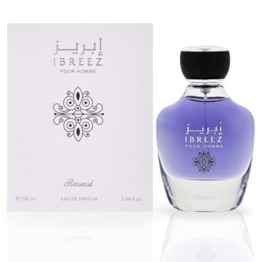 Imagem de RASASI Perfume árabe Ibreez Eau De Parfum Spray 100 ml (96 g) de longa duração para homens com notas cítricas, lavanda, bergamota e aquáticas - um perfume masculino distinto e refinado para ocasiões