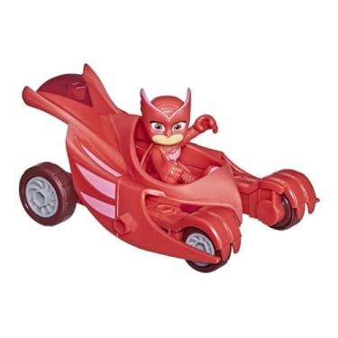 Imagem de PJ Mask, Boneco Planador Coruja e Corujita, Vermelho