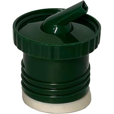 Imagem de DelCampoXT Tampa de substituição Termo Stopper Pico de Mate Stanley - Serve para garrafas clássicas isoladas a vácuo de boca larga (1,1 QT, 2 QT) (verde)