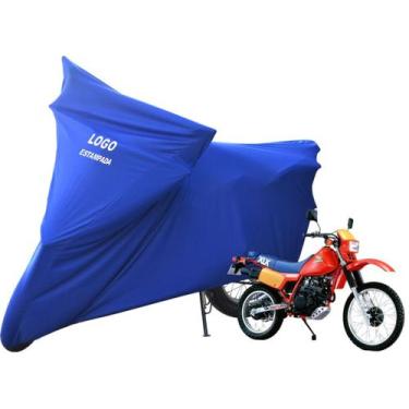 Imagem de Capa Cobrir Moto Honda Xlx 125 R  350 R De Luxo Não Risca - Mz, Azul