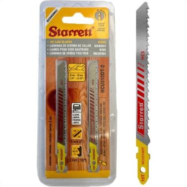 Imagem de Serra Tico-Tico Lamina Starrett Madeira Bi-Metal Com 2 Pecas Hcu310Dt-