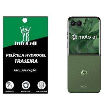 Imagem de Película Hidrogel Anti Impacto Traseira Motorola Moto Razr 50 Ultra - 