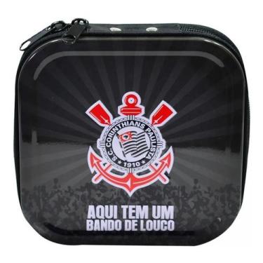 Imagem de Porta Cd De Metal Para 24 Cds Oficial Corinthians Licenciado - MILENO