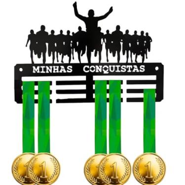 Imagem de Porta Medalhas Corrida Suporte Organizador Trofeus Premios