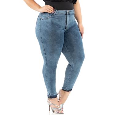 Imagem de Calça Biotipo Jeans Feminina Skinny Midi Plus Size Ref.26832