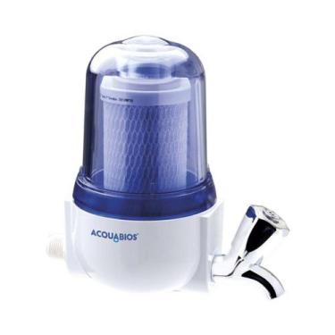 Imagem de Filtro de Água Com Torneira Acqua 5 Pou Acquabios Transparente