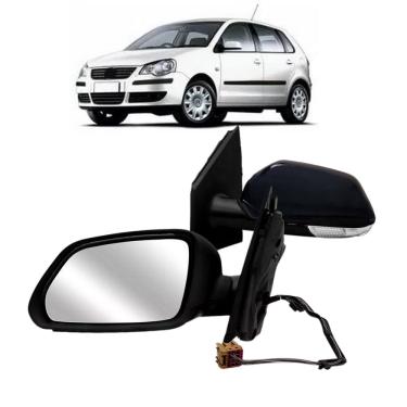 Imagem de Retrovisor Elétrico Asférico Polo 2009 a 2010 Pisca Esquerdo