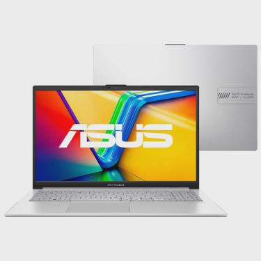 Imagem de Notebook Asus Vivobook Go 15, Intel Core i3-N305, 8GB/512 ssd W11 Home Tela 15.6 fhd, Cool Silver - E1504GA-NJ435
