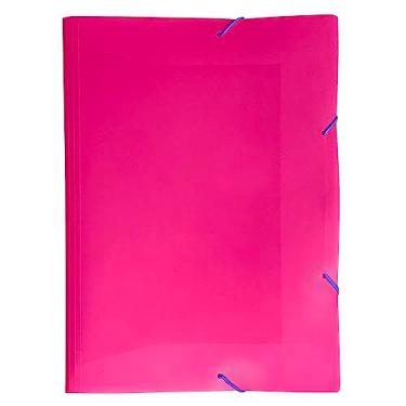 Imagem de Dello - Pasta Aba Elástico A4 Full Color Pink, 0442.Q.0005P - Pacote com 5 unidades