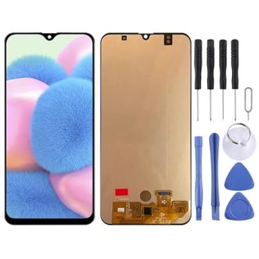 Imagem de YUNCHATW Acessórios telefônicos Tela LCD original para o Galaxy A30s com o Digitizer Full Assembly Substituição do telefone celular