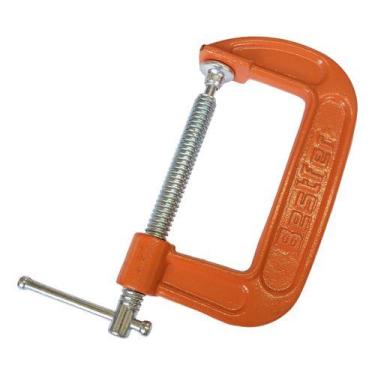 Imagem de Grampo Sargento Presilha De Mesa Profissional 105mm Abertura - Bestfer