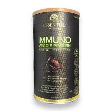 Imagem de Immuno Veggie Protein Pro Glutathione Lata Choc. (512,4g) - Essential 