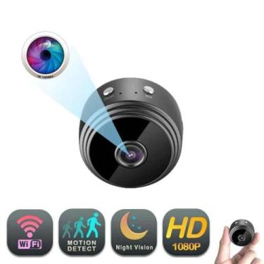 Imagem de Mini Câmera HD Wifi A9 1080P  com visão noturna 2024 - WCAN