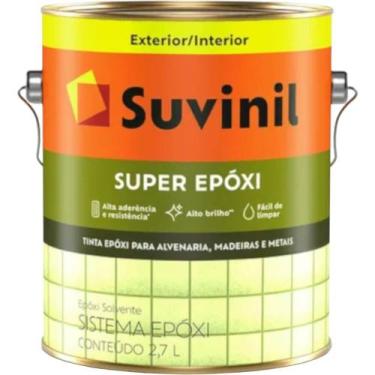 Imagem de Tinta Esmalte Epóxi Branco 2,7 Litros - 57414859 - SUVINIL