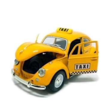 Imagem de Super Miniatura Fusca Taxi Escala 1/32 Fricção Abertura - Sweet Home