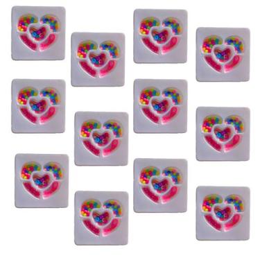 Imagem de 12 kit miçanga infantil para pulseira cordão presente para menina lemb