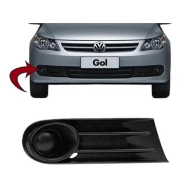 Imagem de Grade Moldura Milha Gol Saveiro Voyage G5 2009/. Sem Furo - 5259374