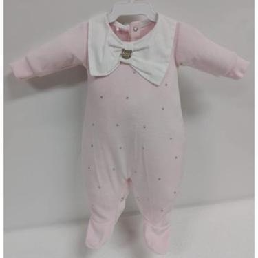 Imagem de Macacão Plush Luxo Bebê Menina Inverno Lessa Kids Rf B9063-Feminino