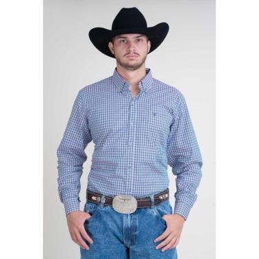 Imagem de CAMISA MASCULINA MANGA LONGA TEXAS FARM - CAL454 - DO XG AO G2 - XADREZ-Masculino