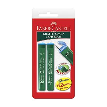 Imagem de Grafite 0.7mm HB 2 Tubos de 24 Cada, Faber-Castell