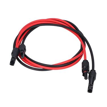 Imagem de Cabo de Extensão Solar de 6 mm², Fio de Cabo Fotovoltaico à Prova D'água, Material PPO, para Geração de Energia (1,5m)