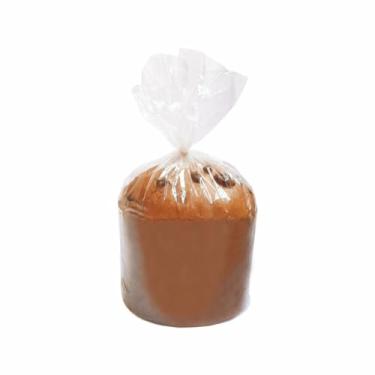 Imagem de Kit com 1.000 Fechos + Saco Plástico Liso para Panetone 500g (25x35cm) – 10 Pacotes com 100 Unidades