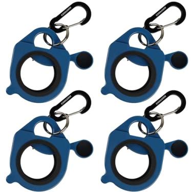 Imagem de CANAANIN Suporte de gravata com zíper, mosquetão colorido, atualizado, clipe para chaveiro para cinto de ferramentas, organizador de eletricista, forte, eficiente, portátil, reutilizável