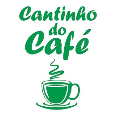 Imagem de ADESIVO CANTINHO DO CAFÉ DECORATIVO Parede Barril Tonel Cozinha Porta Cafeteria área gourmet (VERDE, 50X66,7CM)