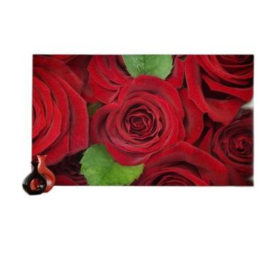 Imagem de Papel De Parede Flores Rosas Vermelhas Pétala 3,5M Nfl255 - Você Decor