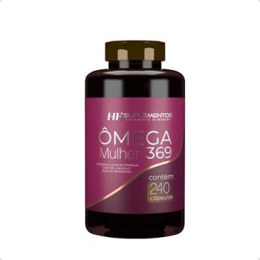 Imagem de Omega 3 6 9 Mulher 240 Cápsulas Hf Suplementos